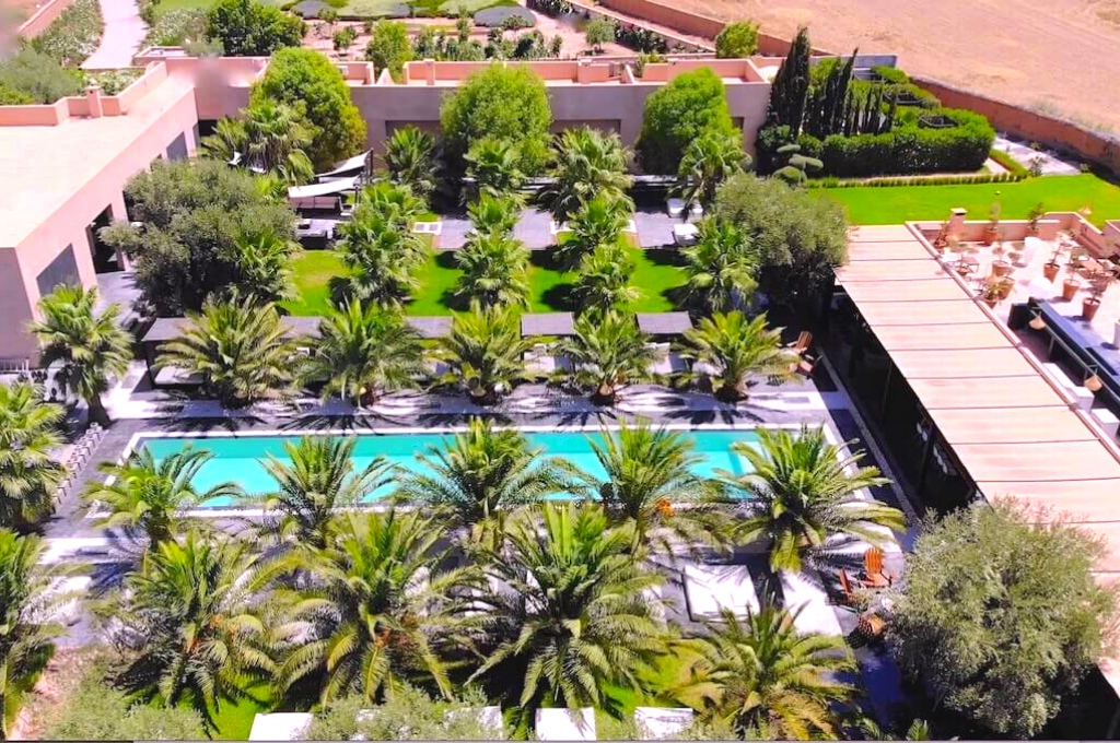 La villa Taj est une location de maison luxe à louer organisation de mariage Marrakech anniversaire séminaire salle lieu réception hôtel