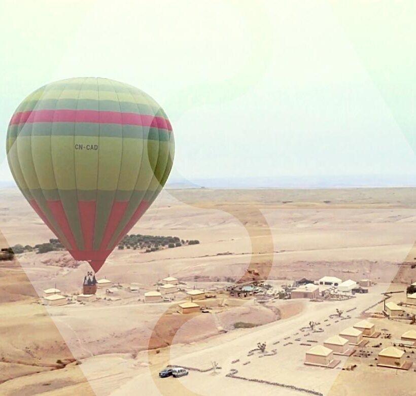 VOL EN MONTGOLFIÈRE Á MARRAKECH