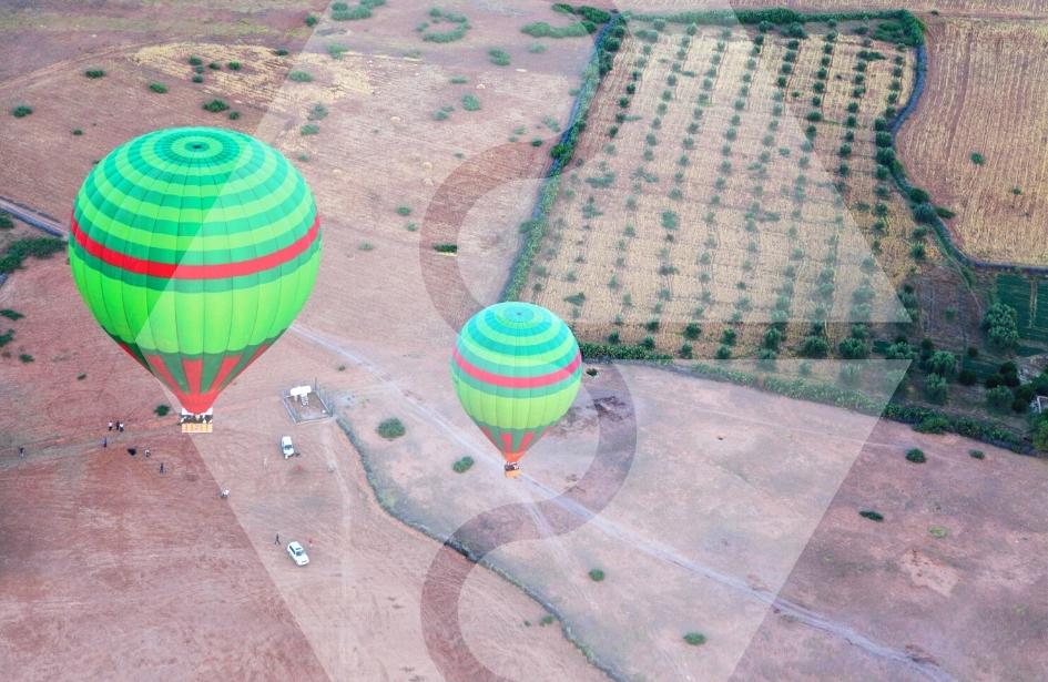 VOL EN MONTGOLFIÈRE Á MARRAKECH