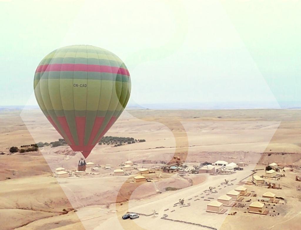 VOL EN MONTGOLFIÈRE Á MARRAKECH