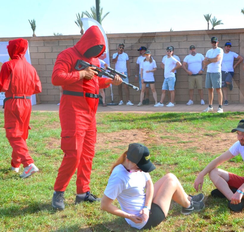 Team Building Squid Game à Marrakech