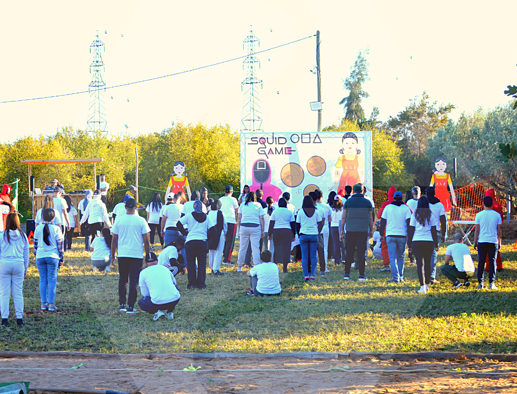 Team Building Squid Game challenge l Domaine Marrakech team building